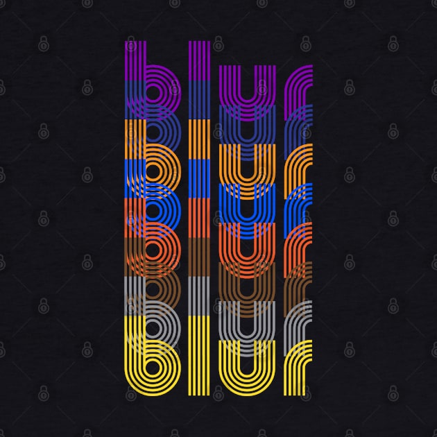 Blur Album Colours Repeating Print by MonkeyButlerDesigns